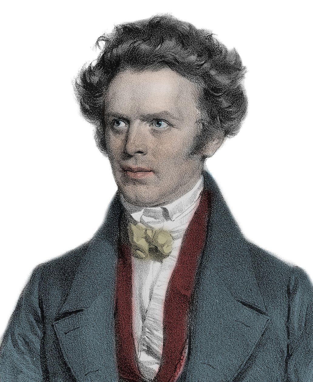 Portrait of Ignaz Assmayer (1790-1862), Austrian composer. av Unknown artist