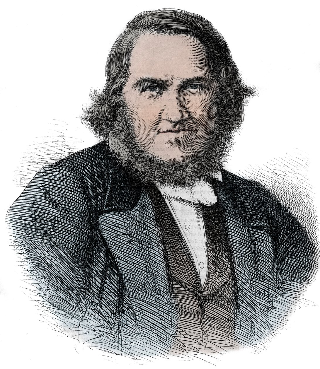 Portrait of James Young Simpson (1811-1870) Scottish obstetrician - Sir James Young Simpson av Unknown artist