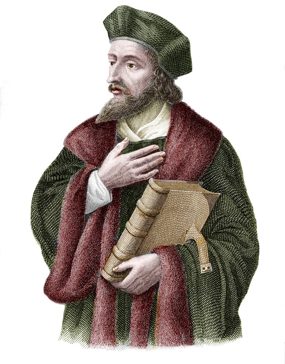 Portrett av Jan Hus (eller Jean Huss av Unknown artist