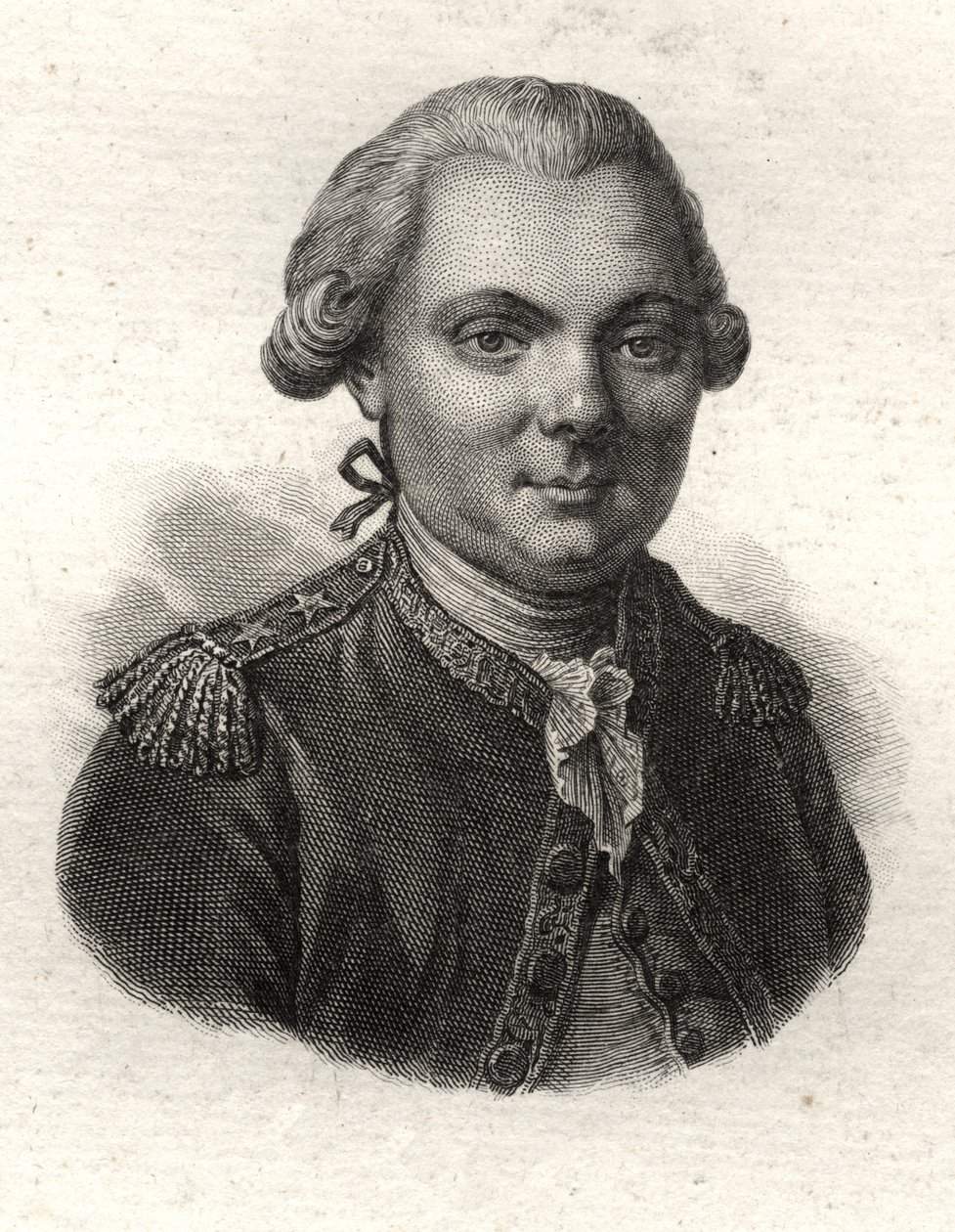 Portrett av Jean-Francois Galaup, greve av La Perouse (Jean Francois Laperouse av Unknown artist