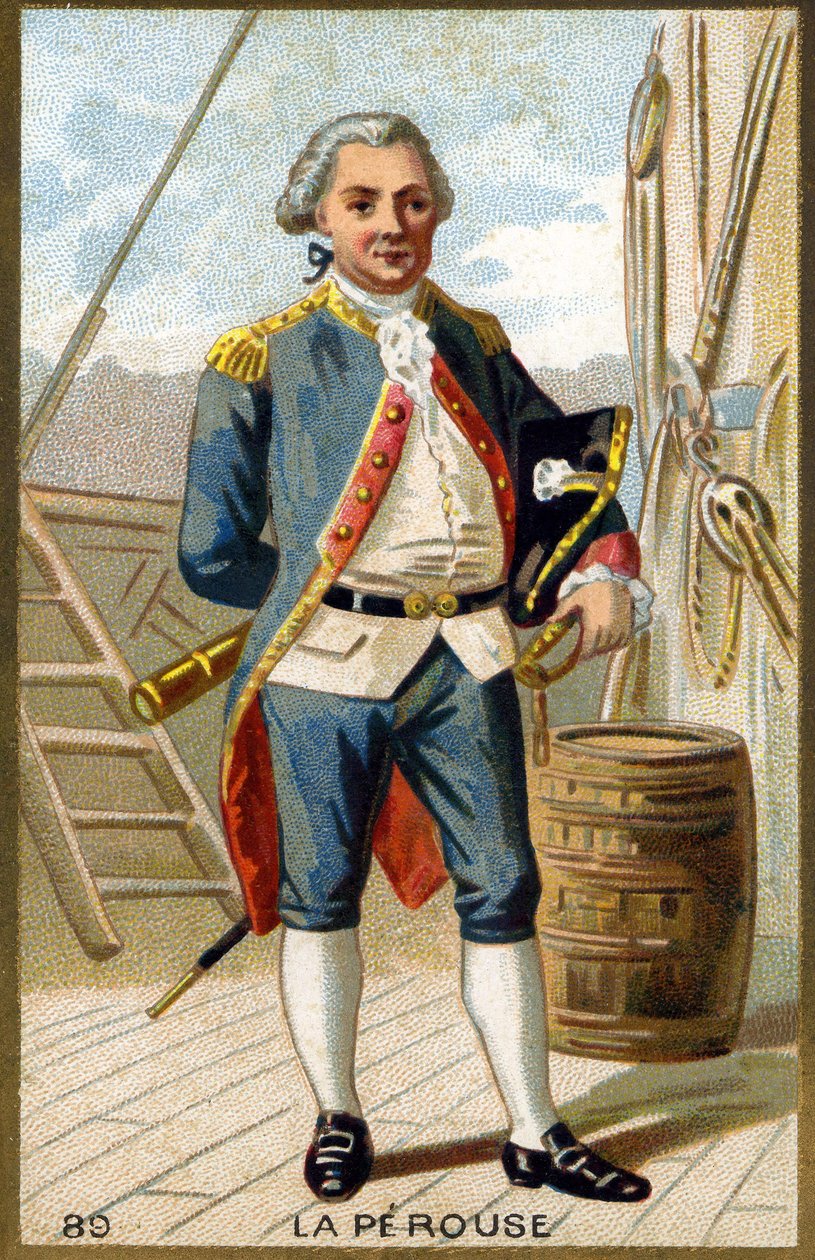 Portrait of Jean-Francois Galaup, Count of La Perouse (Jean Francois Laperouse av Unknown artist