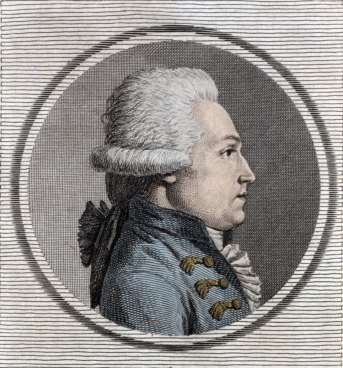 Portrett av Jean-Xavier (Jean Xavier) Office of Pusy (1750-1806) militæringeniør og en fransk politiker. av Unknown artist