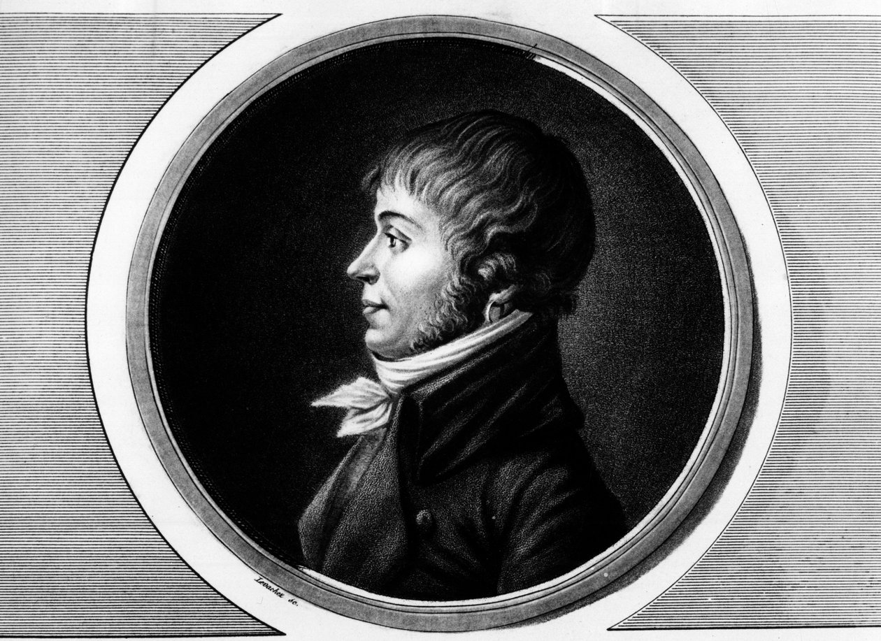 Portrett av Jean Antoine Joseph Debry eller De Bry (1760-1834), stedfortreder for Aisne ved nasjonalkonvensjonen. Gravering i "" Komplett samling av historiske malerier fra den franske revolusjonen, i tre bind.""" 1804. av Unknown artist