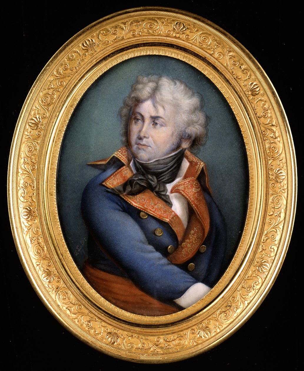 Portrett av Jean Baptiste Kléber (1753 - 1800). 1800-talls maleri. av Unknown artist