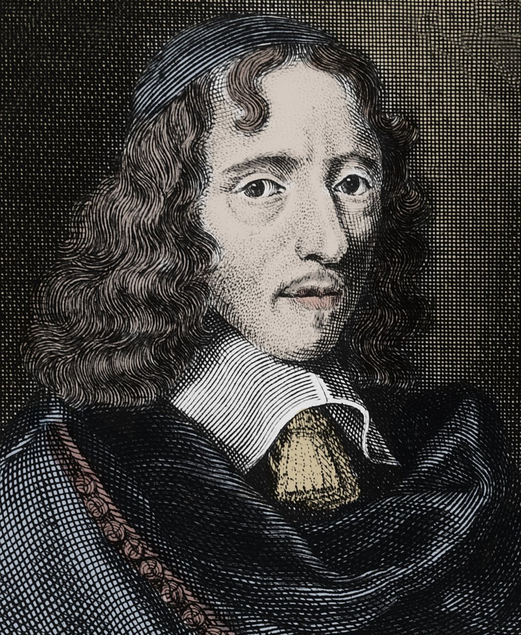 Portrett av Jean Chapelain (1595-1674), fransk poet - Gravering - Jean Chapelain (1595-1674) fransk poet og litteraturkritiker - Gravering av Unknown artist