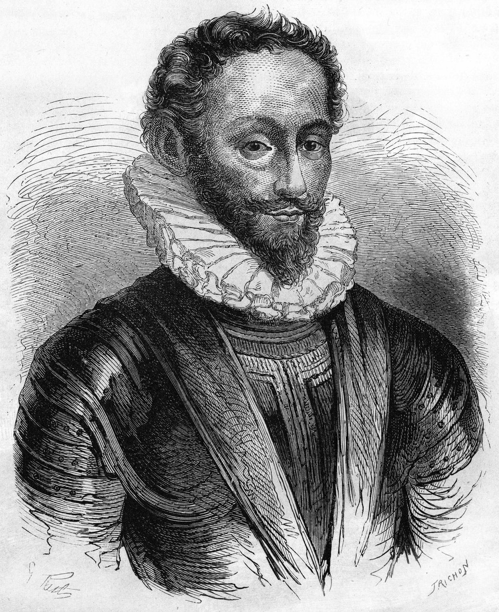 Portrait of Jean Louis de Nogaret de Valletta (1554-1642), Duke of Epernon. av Unknown artist