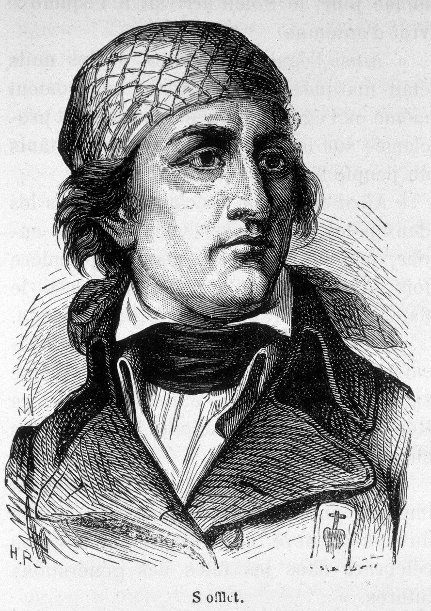 Portrett av Jean Nicolas Stofflet (1753-1796), skuespiller fra vendeanopprøret. av Unknown artist