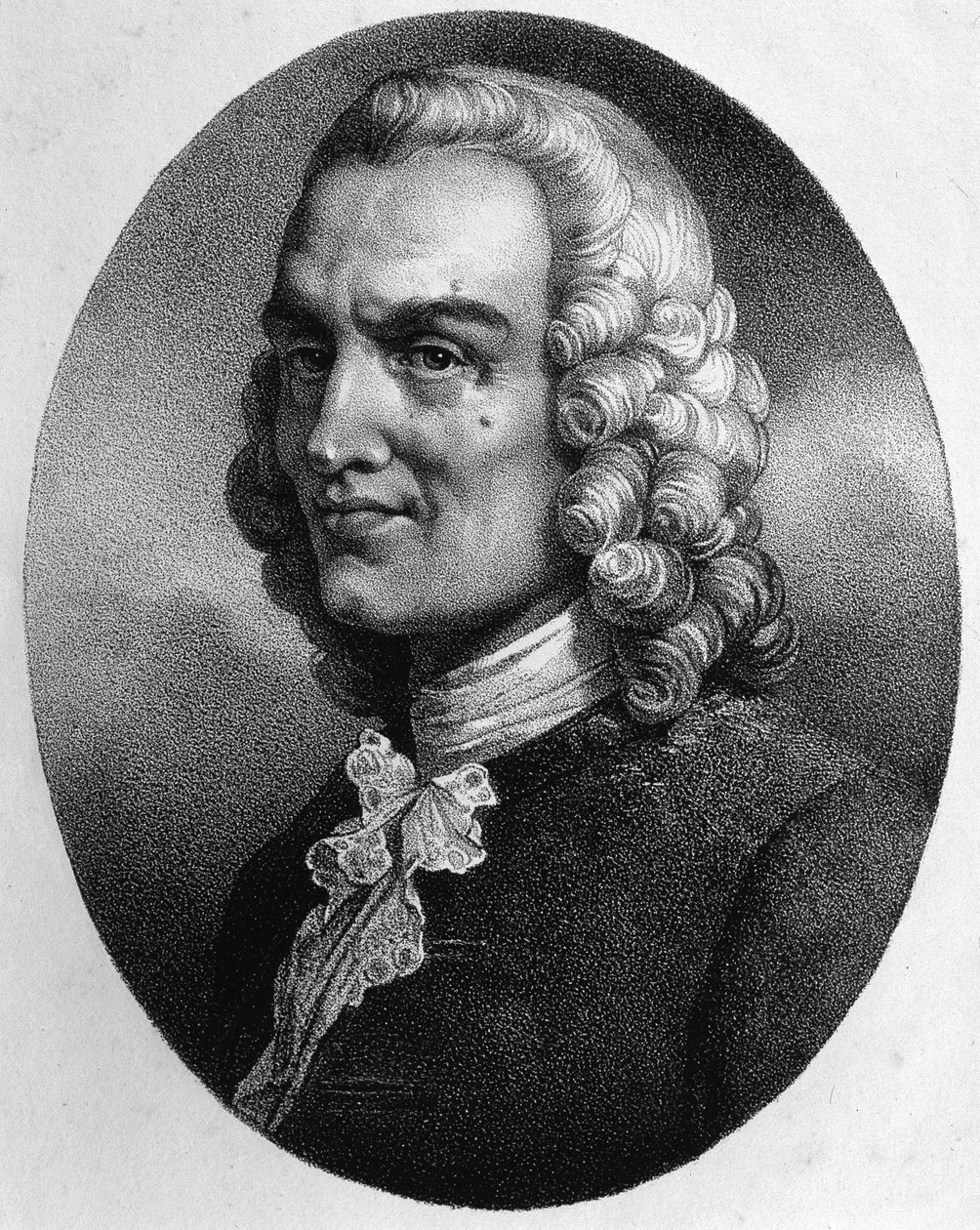 Portrett av Jean-Philippe (Jean-Philippe) Rameau (1683-1764) av Unknown artist