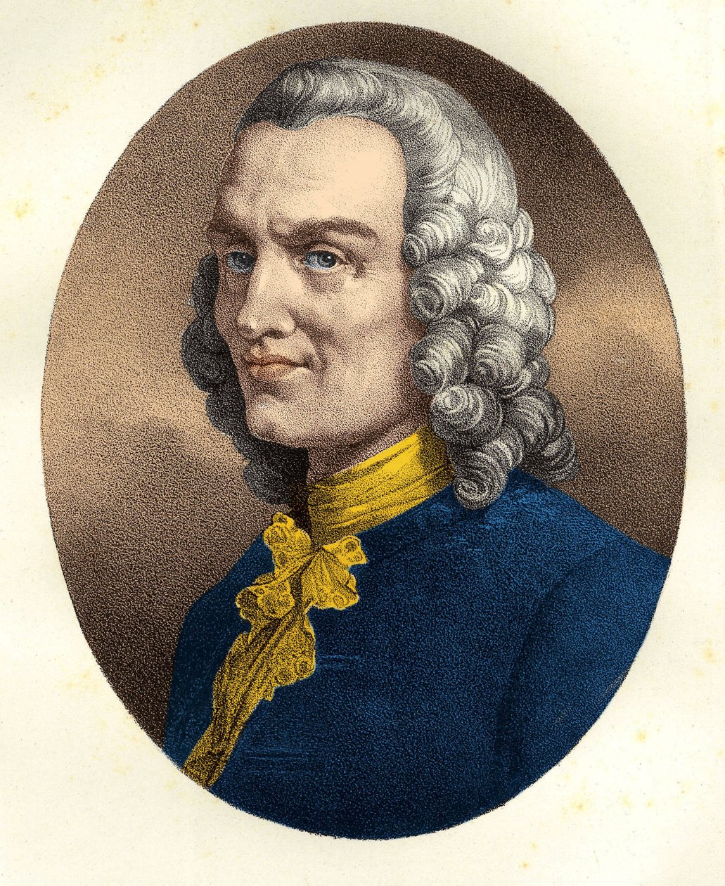 Portrett av Jean-Philippe (Jean-Philippe) Rameau (1683 - 1764) av Unknown artist