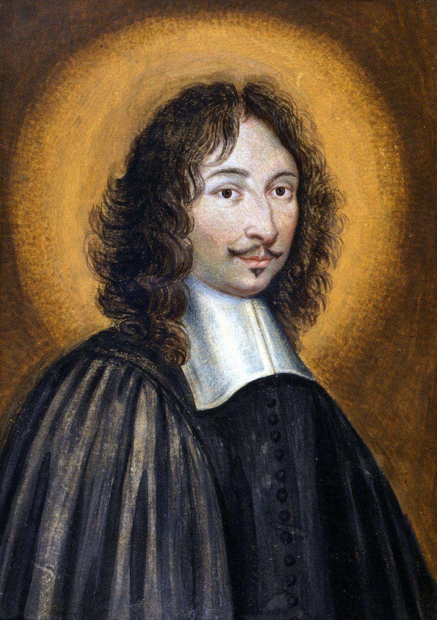Portrett av Jean de Rotrou (1609 - 1650). Anonym pastell fra 1600-tallet. Privat samling. av Unknown artist