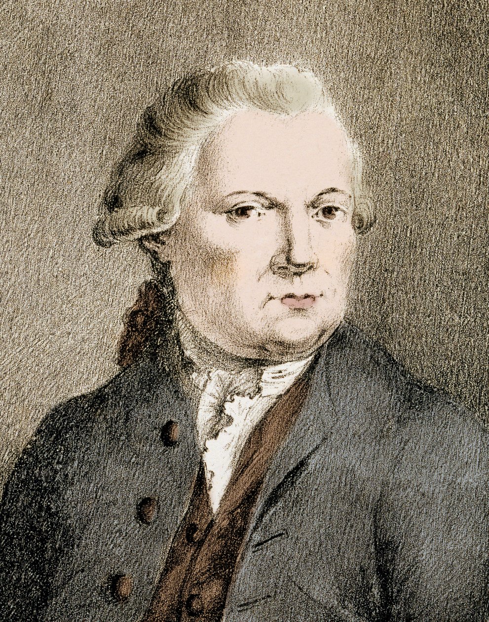Portrett av Jiri Antonin Benda (Georg Anton Benda) (1722 - 1795) - Portrett av Jiri Antonin Benda (Georg Benda) av Unknown artist