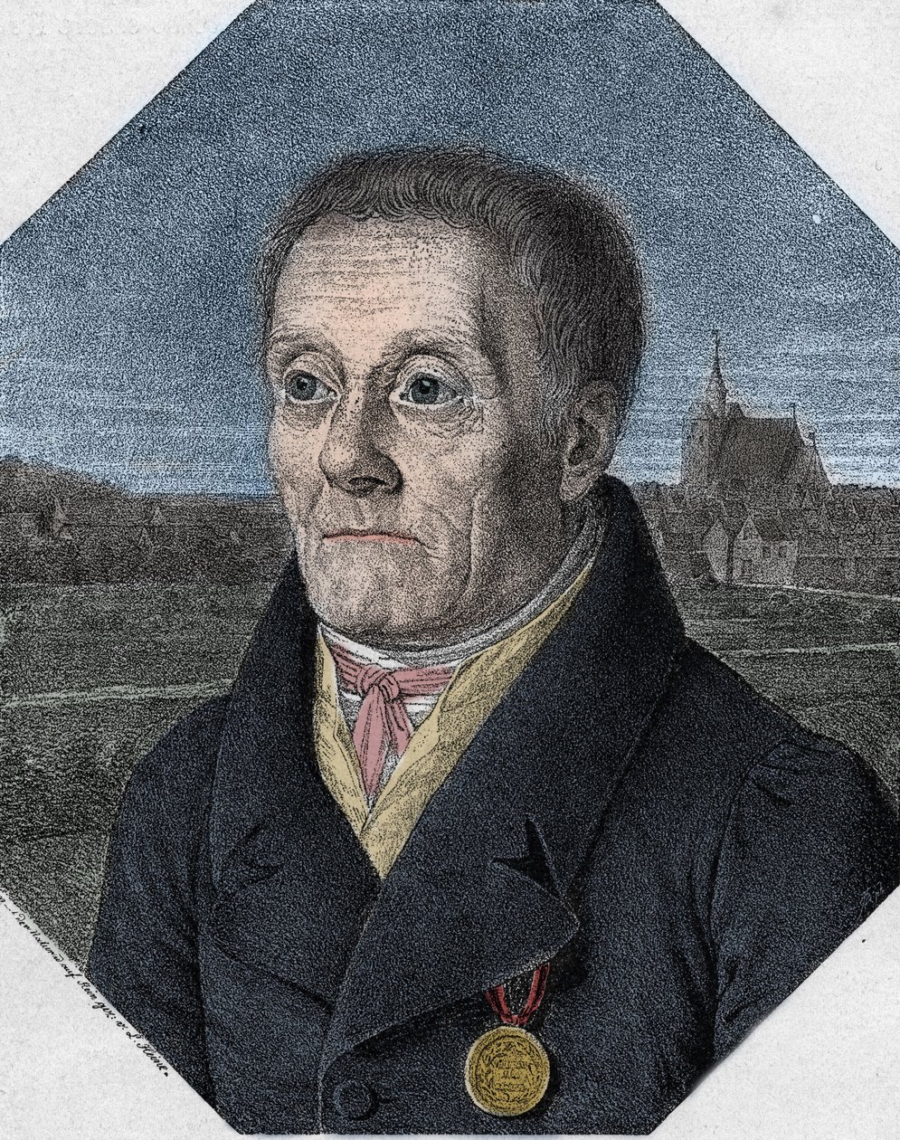 Portrett av Joachim Christian Nettelbeck av Unknown artist