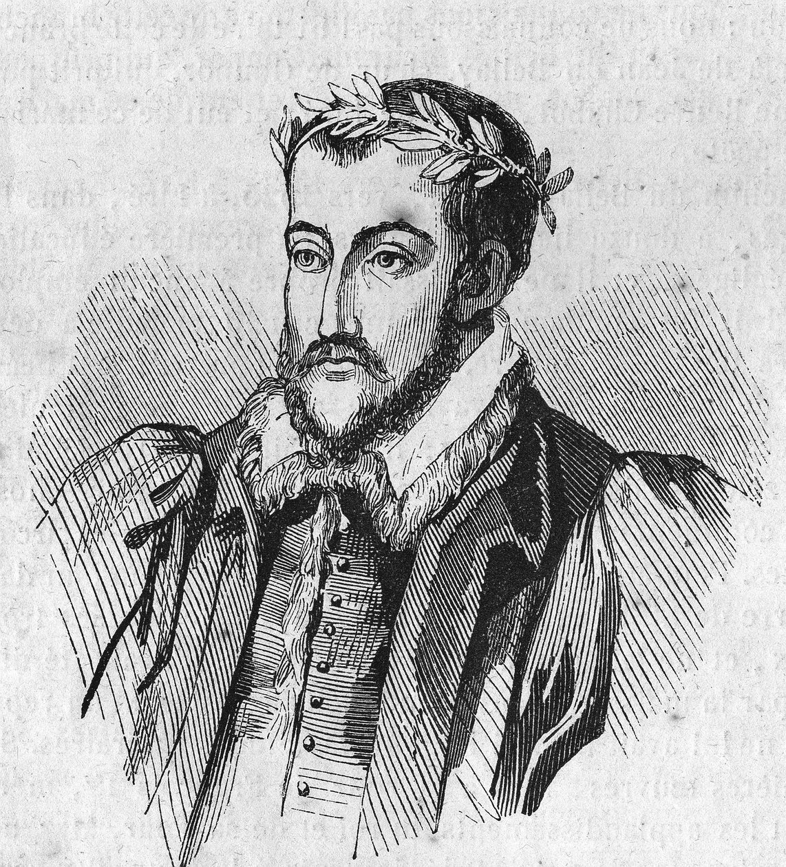 Portrett av Joachim du Bellay: fransk poet (chateau du Liré, Maine-et-Loire av Unknown artist