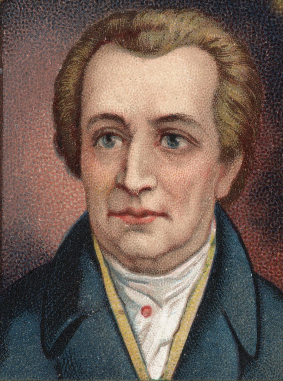 Portrett av Johann Wolfgang Goethe (1749 - 1832), tysk forfatter. av Unknown artist