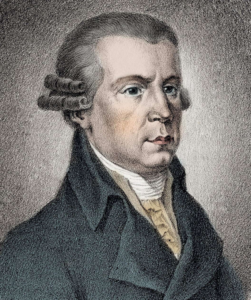 Portrait of Johann Georg Albrechtsberger (1736-1809) Austrian musician - av Unknown artist