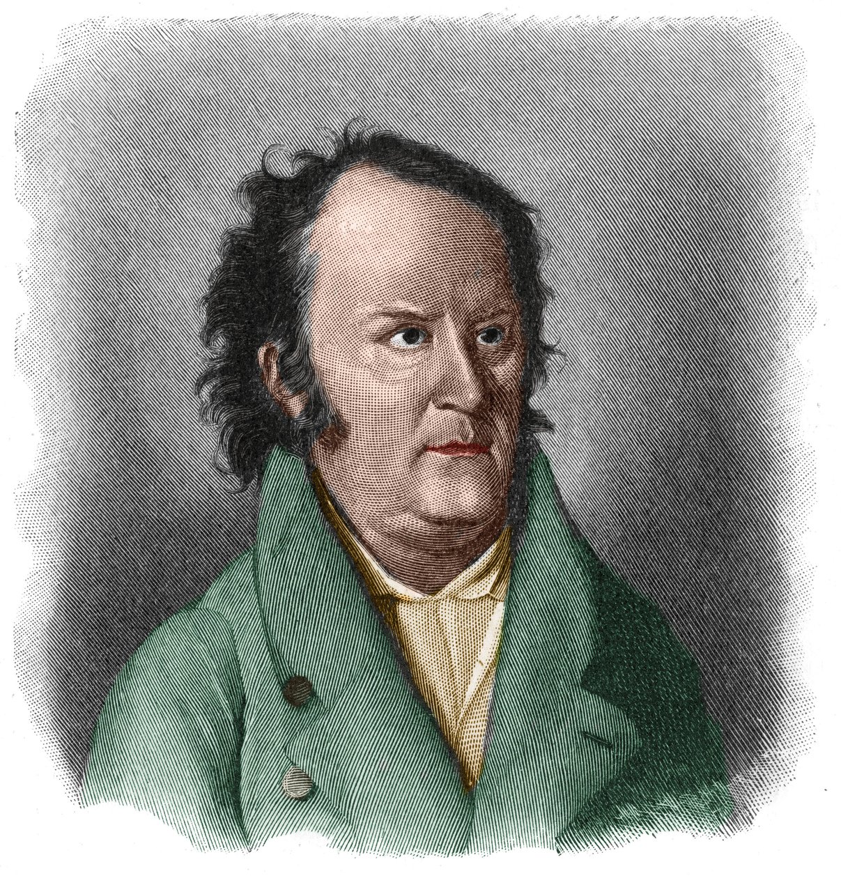 Portrett av Johann Ludwig Tieck (1773-1853) tysk poet og forfatter Romantisk stil. av Unknown artist