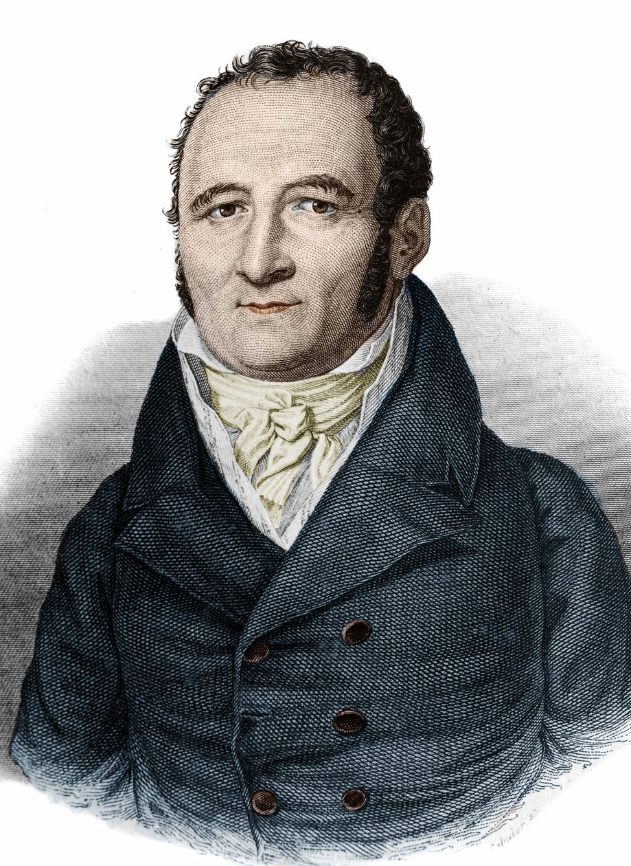 Portrait of Johann Peter Hebel (1760-1826) German writer. av Unknown artist