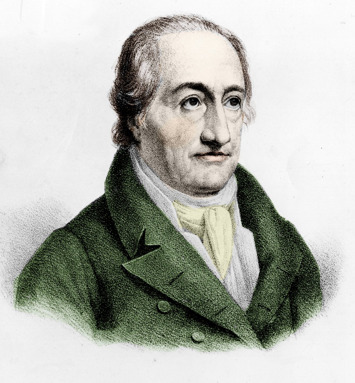 Portrett av Johann Wolfgang Von Goethe (1749 - 1832). av Unknown artist
