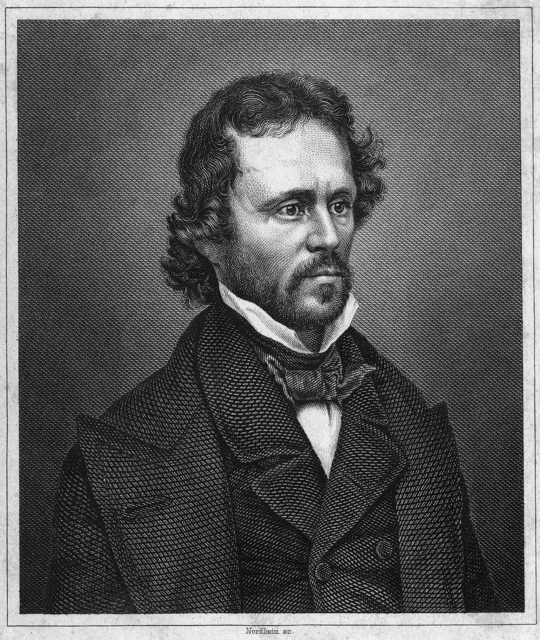 Portrait of John Charles Fremont. (1813-1890). American officer and explorer. av Unknown artist