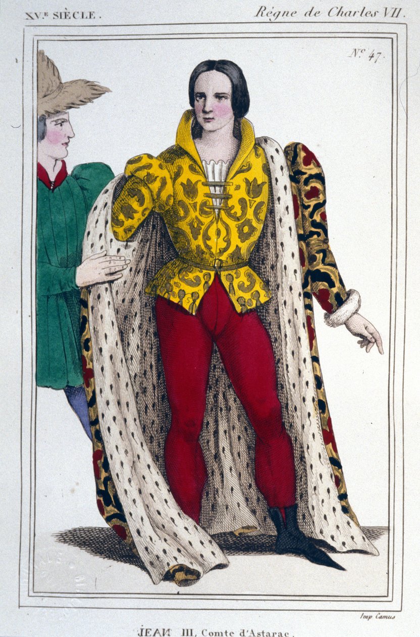 Portrett av Johannes III av Astarac (død 1503). av Unknown artist