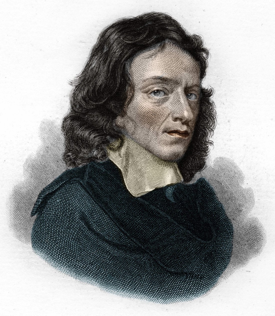 Portrett av John Milton, engelsk poet og essayist (1608 - 1674) av Unknown artist