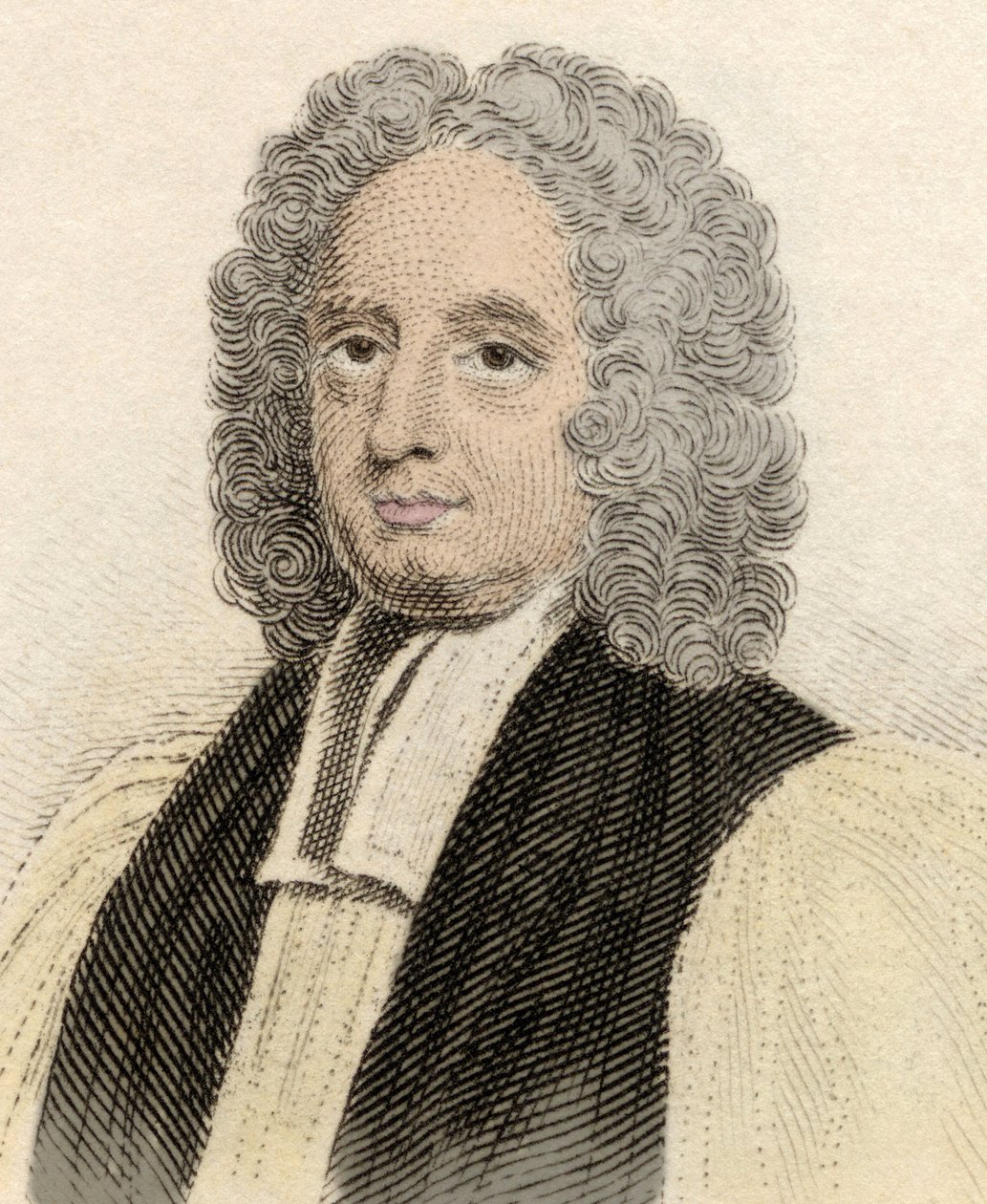 Portrett av John Potter (ca. 1674-1747), engelsk kirkelig og arkaisk av Cantorbery. Gravering av 1800-tallet. av Unknown artist