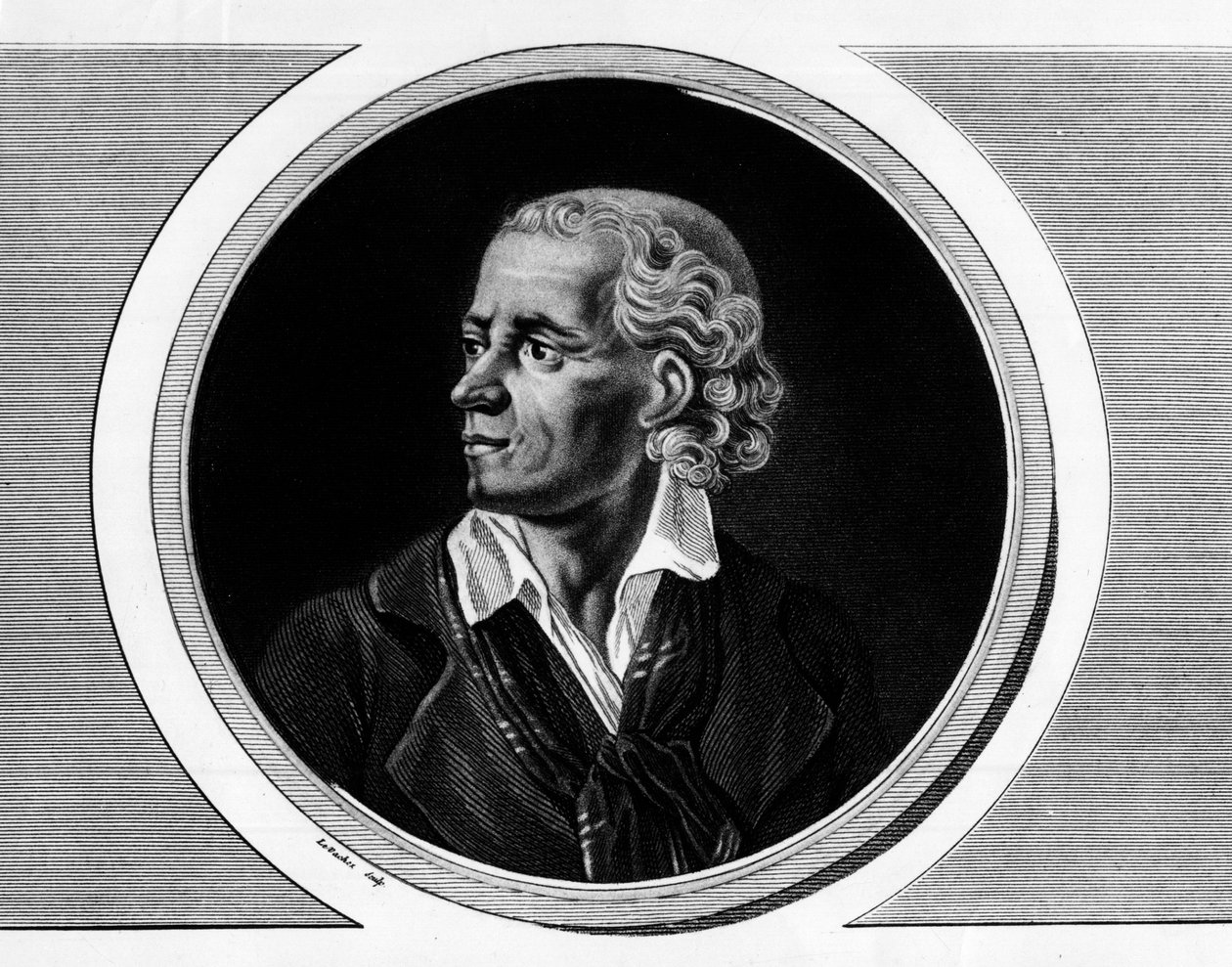 Portrett av Joseph Chalier, fransk politiker (1747-1793), aktor for kommunen i Lyon. Gravering i "" Komplett samling av historiske malerier fra den franske revolusjonen, i tre bind.""" 1804. av Unknown artist