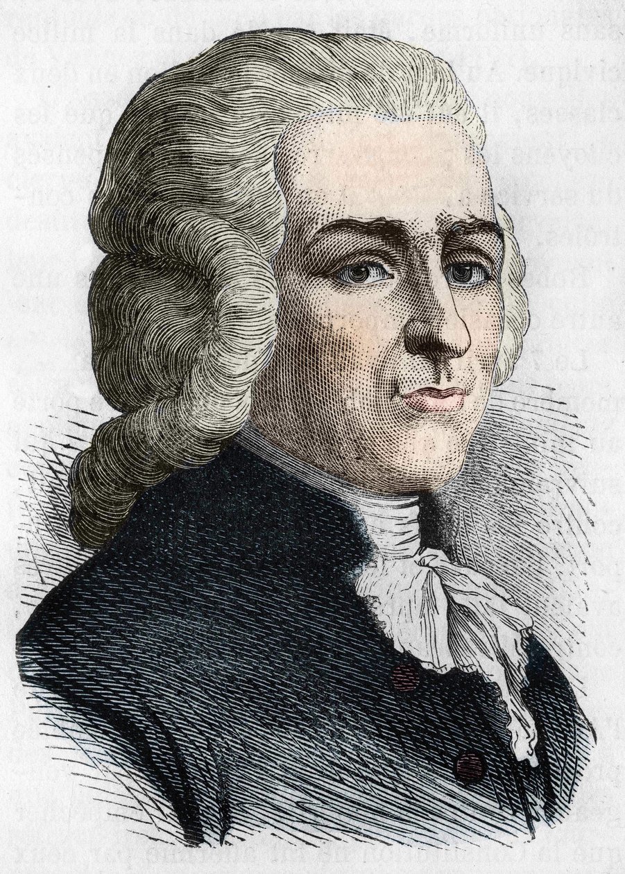 Portrett av Joseph Ignace Guillotin (1738-1814), fransk lege og politiker av Unknown artist