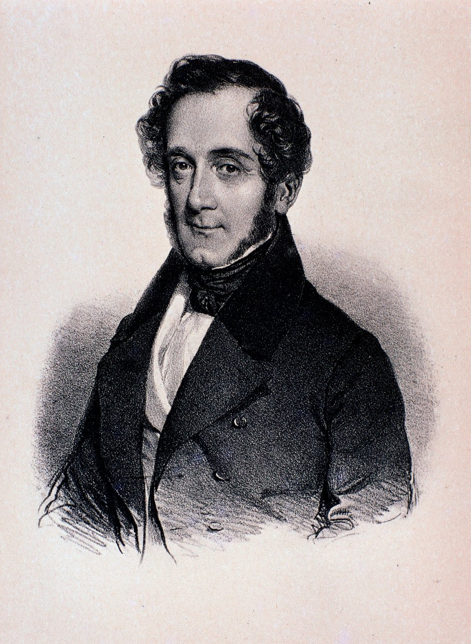 Portrett av Joseph Mayseder (litografi) av Unknown artist