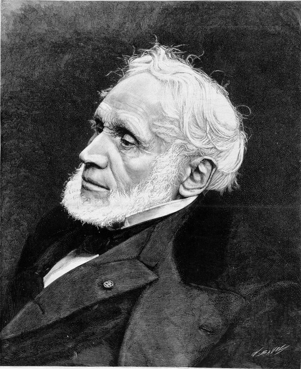 Portrait of Joseph Nicolas Robert-Fleury (1797 - 1890). av Unknown artist