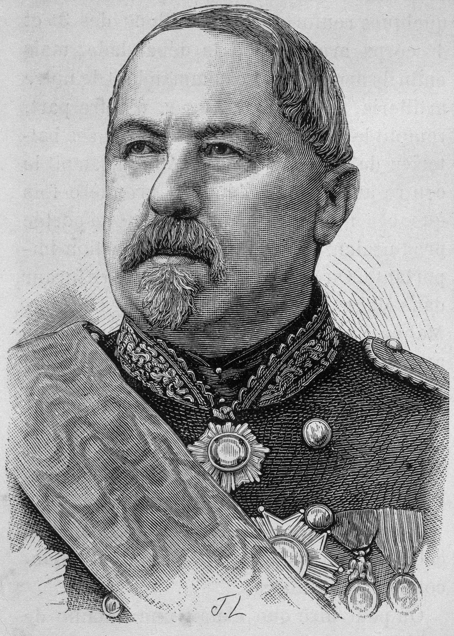 Portrett av Joseph Vinoy (1800-1880), fransk general. av Unknown artist