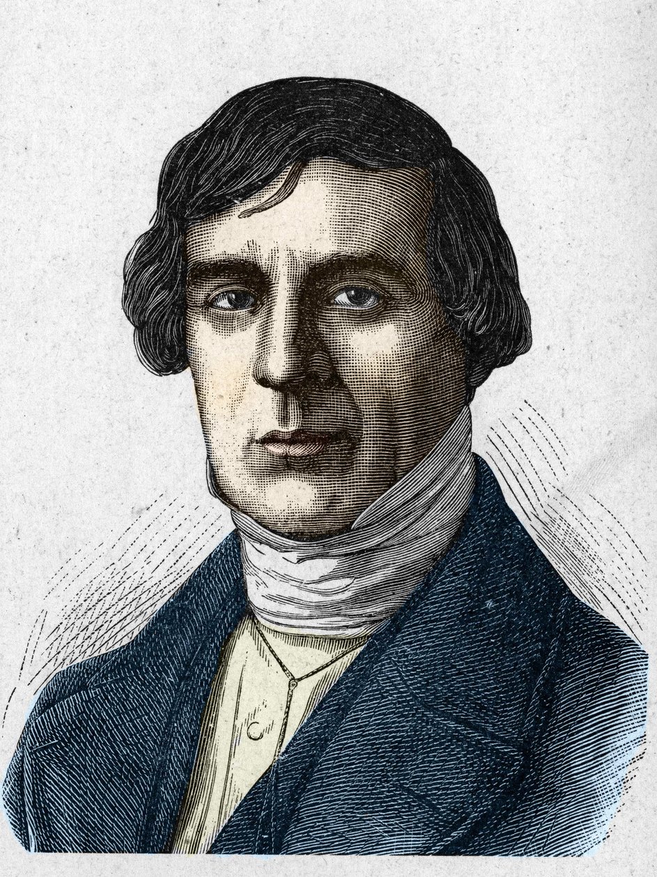Portrait of Jules Barthélemy Saint - Hilaire Saint Hilaire (Saint Hilaire) (1805 - 1895), French scholar and politician av Unknown artist