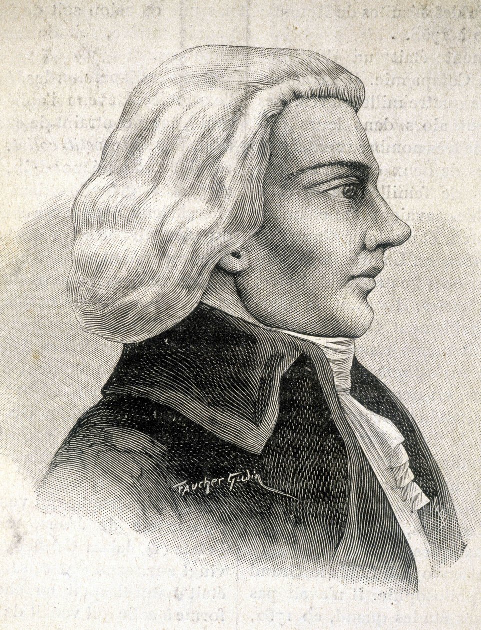 Portrett av Julien-Louis Geoffroy, kritiker (1743 - 1814) - i "" Les Contemporains", n.d. sent på 1800-tallet. av Unknown artist