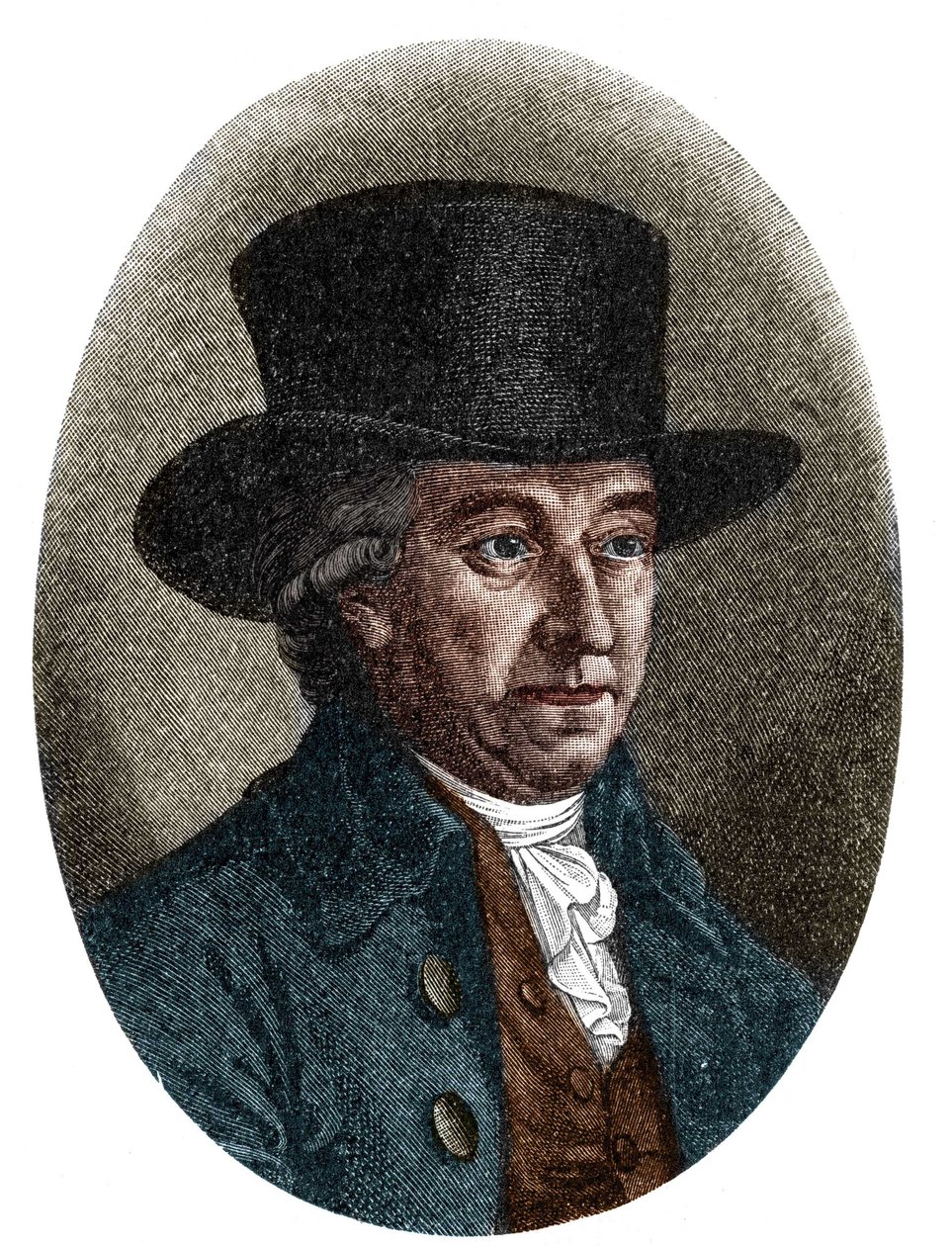 Portrett av Justus Moser (eller Mosers eller Moeser av Unknown artist