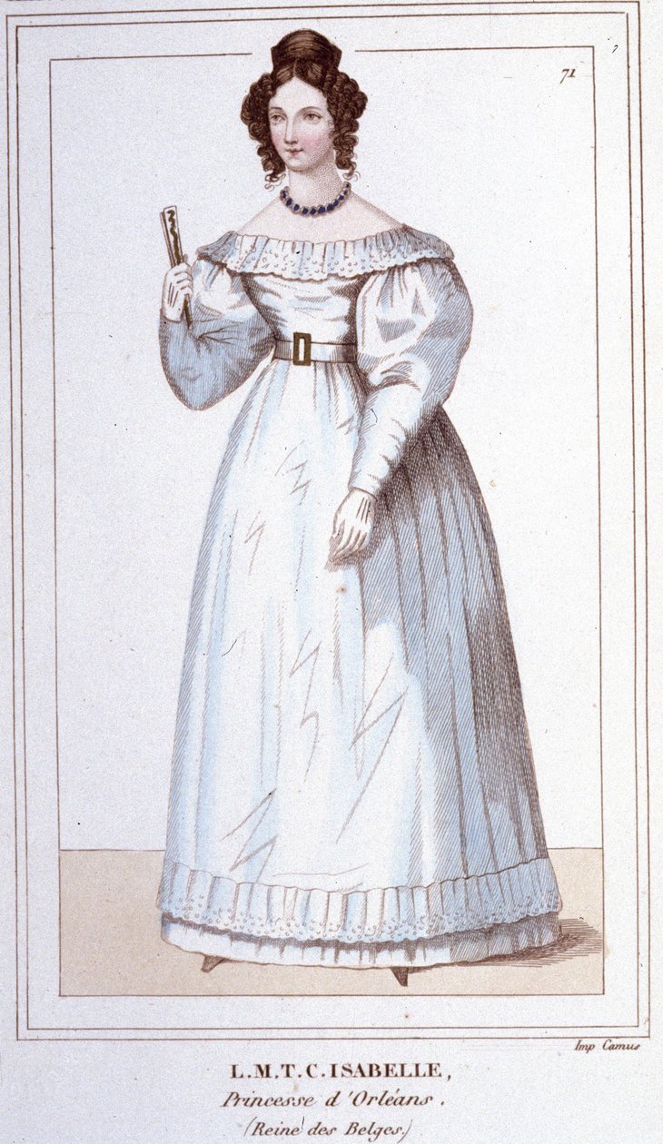 Portrett av LOUISE MARIE THERESE CHARLOTTE ISABELLE D