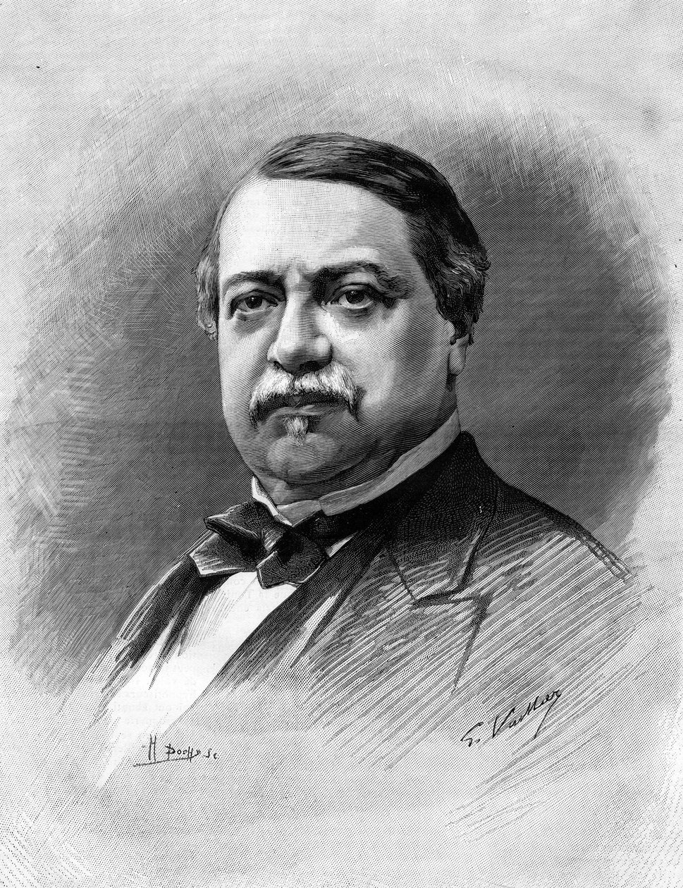 Portrait of Leon Say (1826-1896), French politician, economist. av Unknown artist