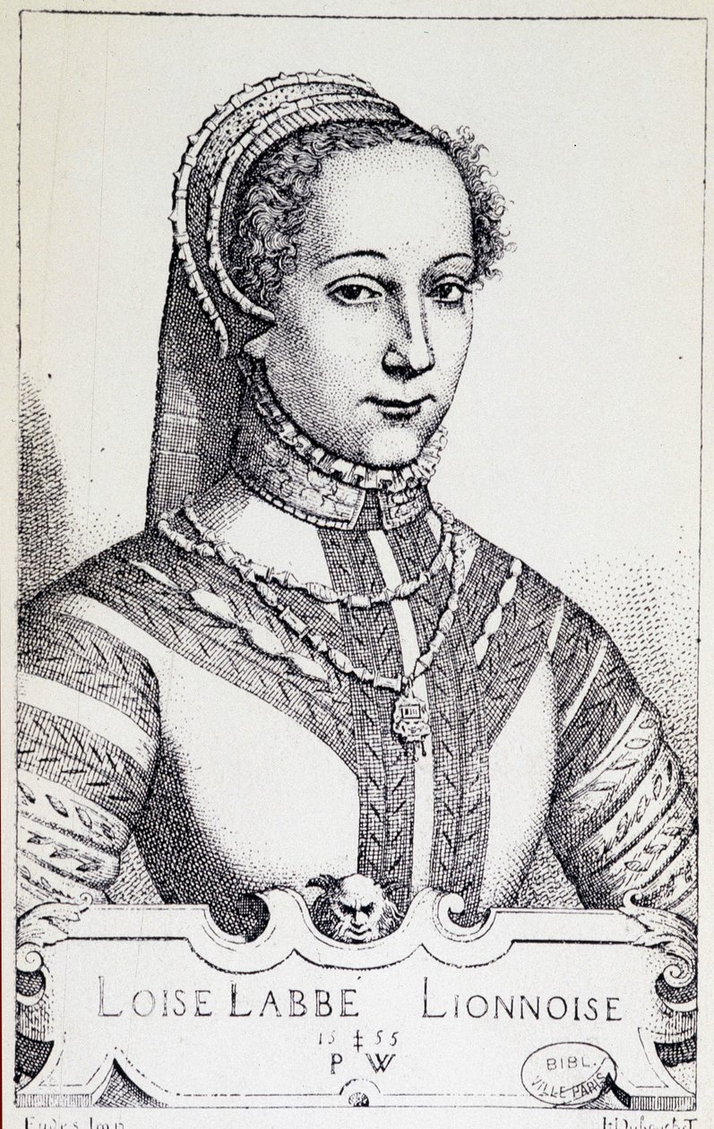 Portrett av Loise Labbé av Unknown artist