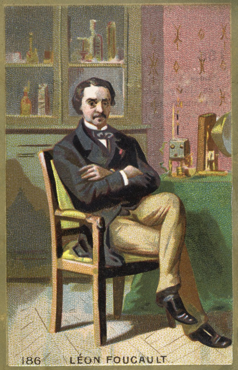 Portrett av Léon Foucault (1819-1868), fransk fysiker. av Unknown artist