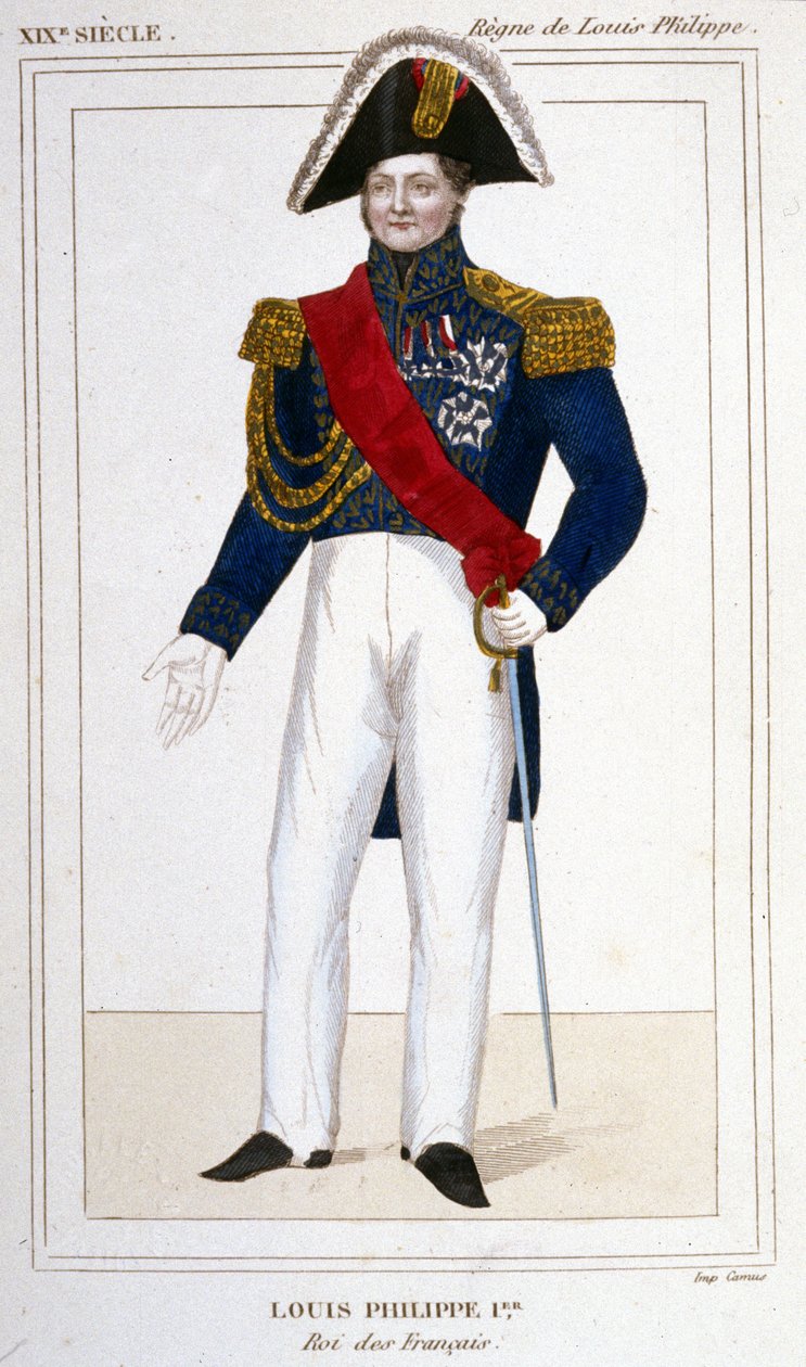 Portrett av Louis - Philip I (1773 - 1850), kongen av franskmennene. av Unknown artist