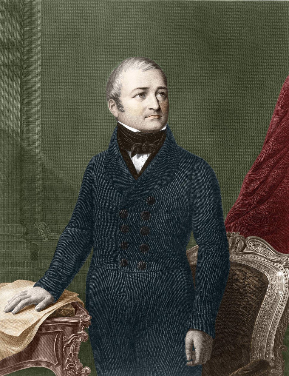 Portrett av Louis Adolphe Thiers (1797 - 1877) ung. av Unknown artist