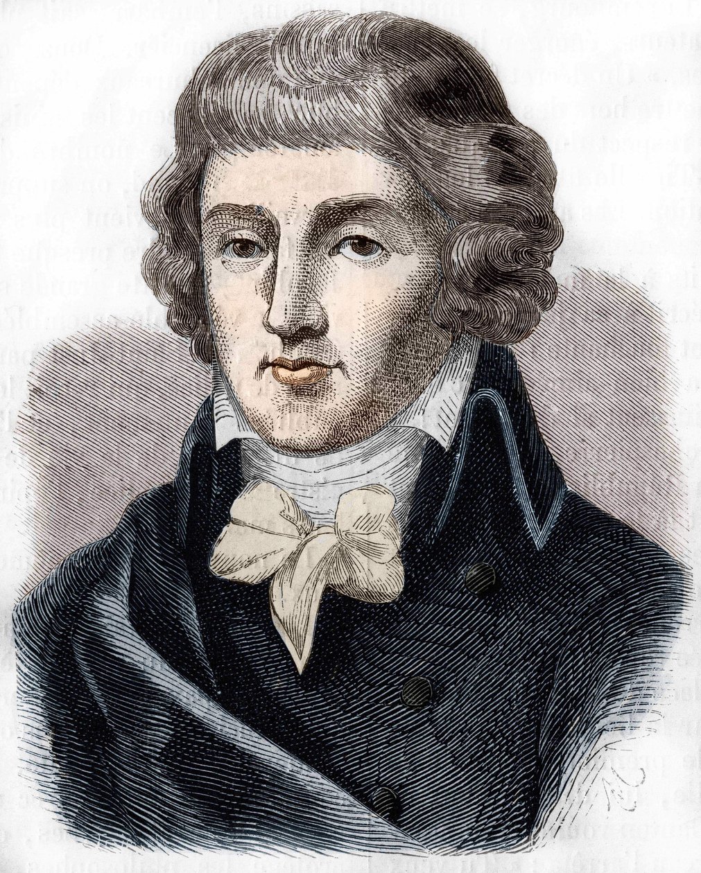 Portrait of Louis Antoine Saint - Just (Saint-Just) (1767-1794), French politician. av Unknown artist