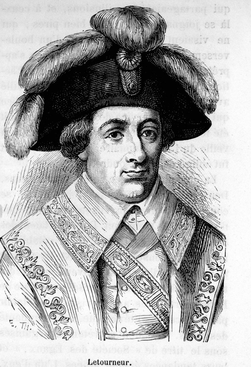 Portrett av Louis Francois Letourneur (1751-1817), fransk politiker. av Unknown artist