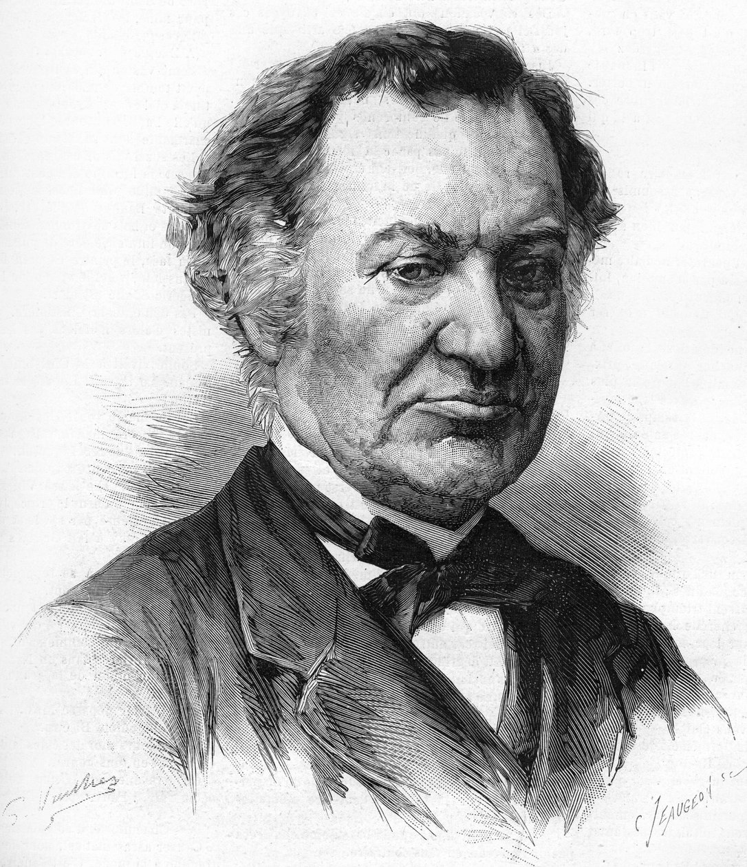 Portrett av Louis Veuillot (1813-1883), fransk journalist og forfatter. av Unknown artist