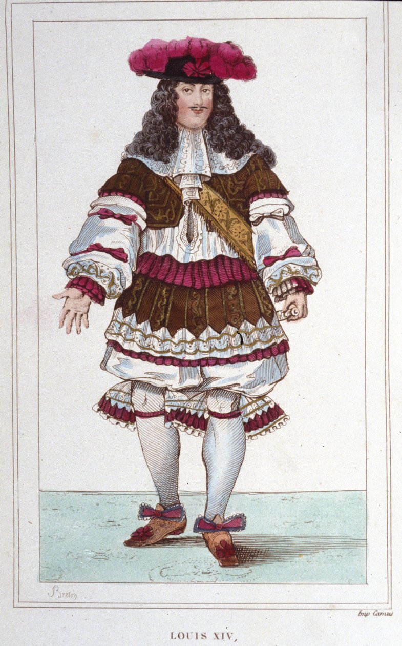 Portrett av Ludvig XIV (1638 - 1715), konge av Frankrike. av Unknown artist
