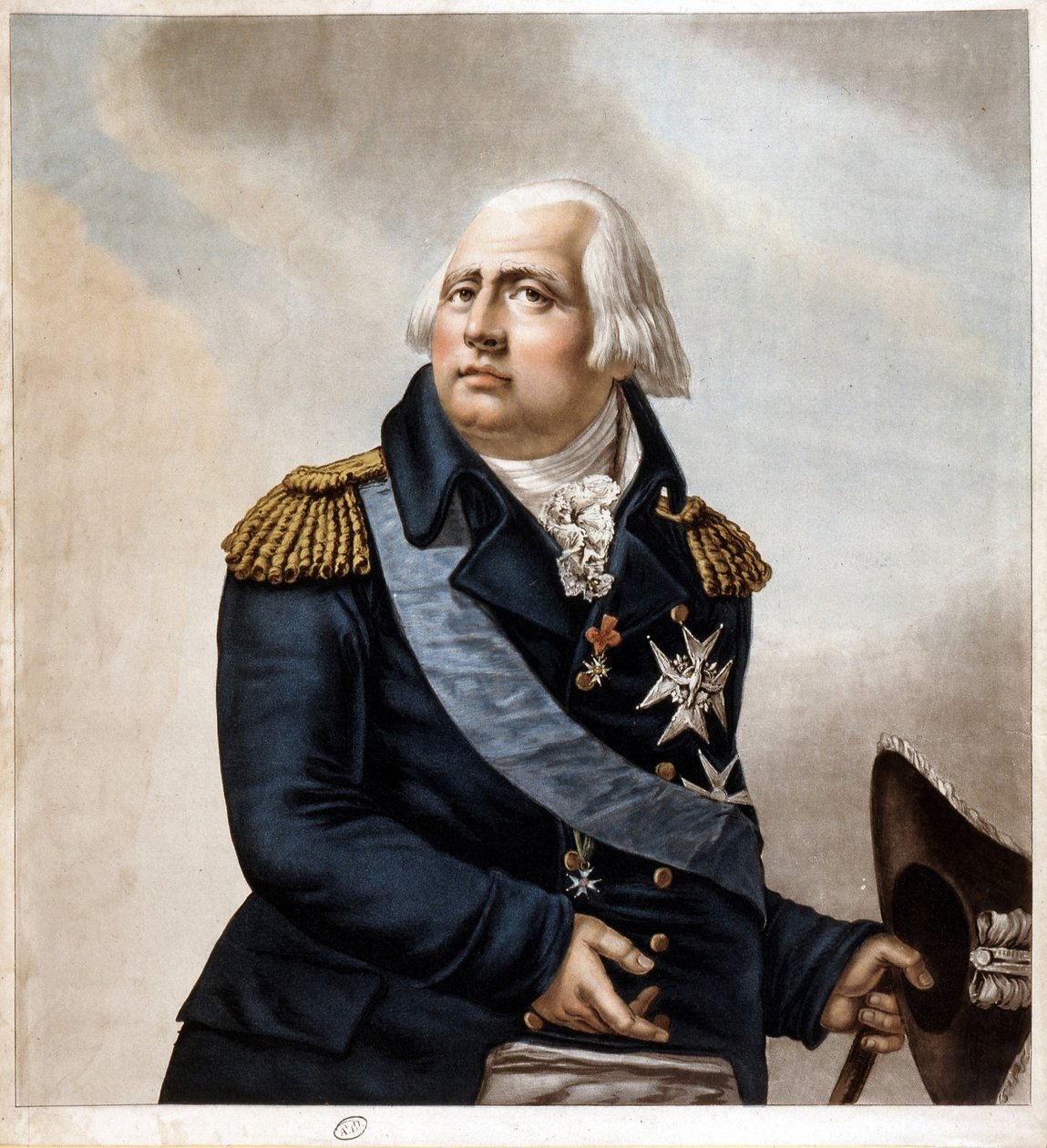 Portrett av Ludvig XVIII, v.1820 av Unknown artist