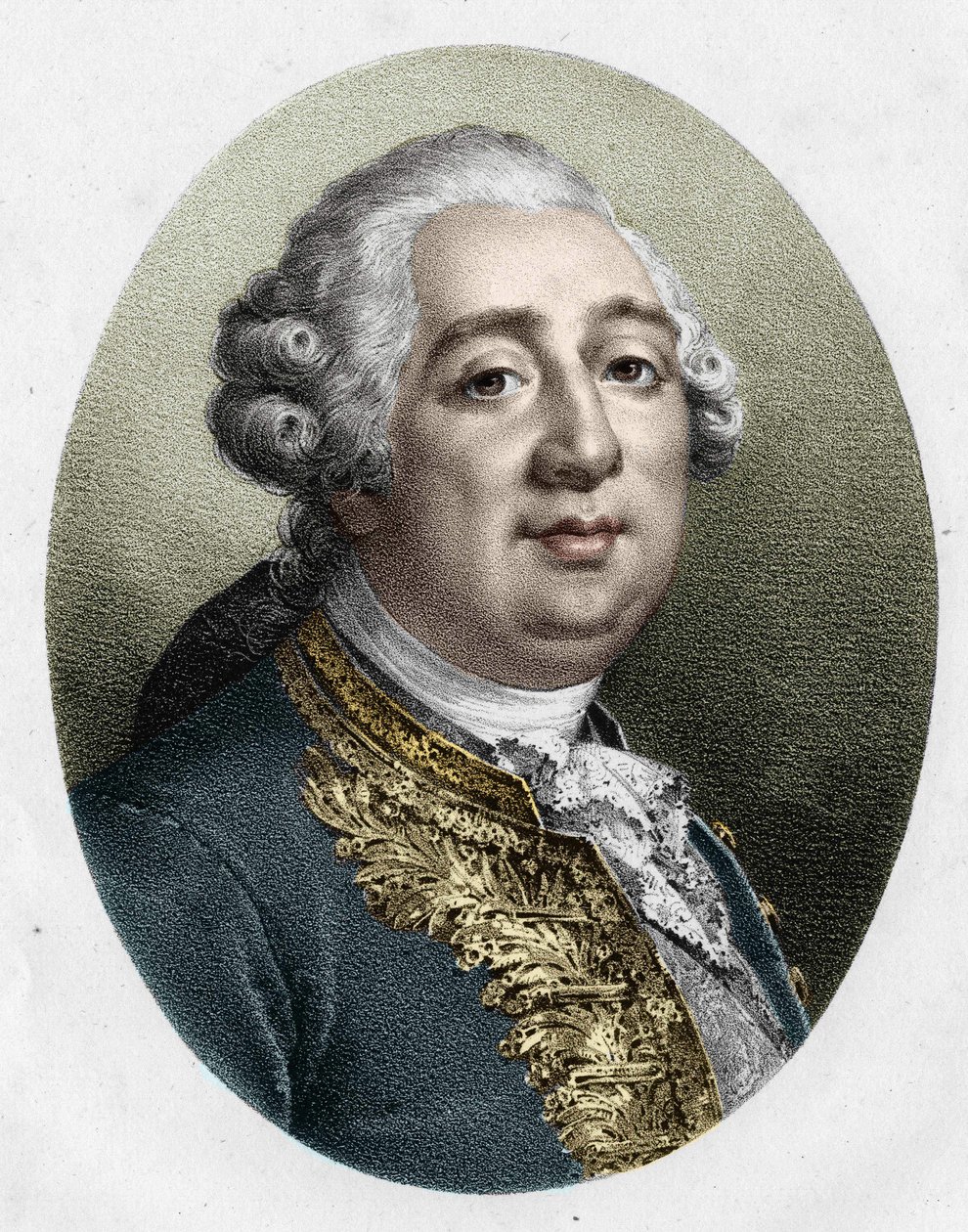 Portrait of Louis XVI (1754-1793), King of France. av Unknown artist