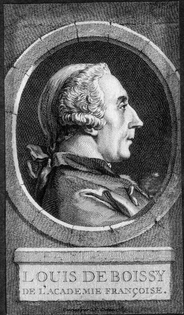 Portrett av Louis de Boissy fra det franske akademiet - n.d. av Unknown artist