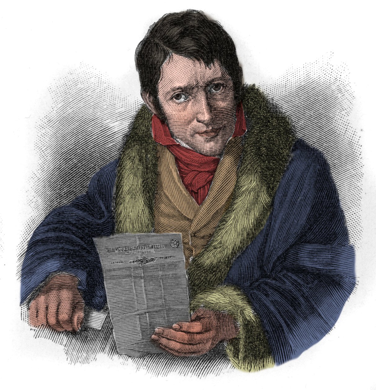 Portrett av Ludwig Borne (1786-1837), tysk forfatter av Unknown artist