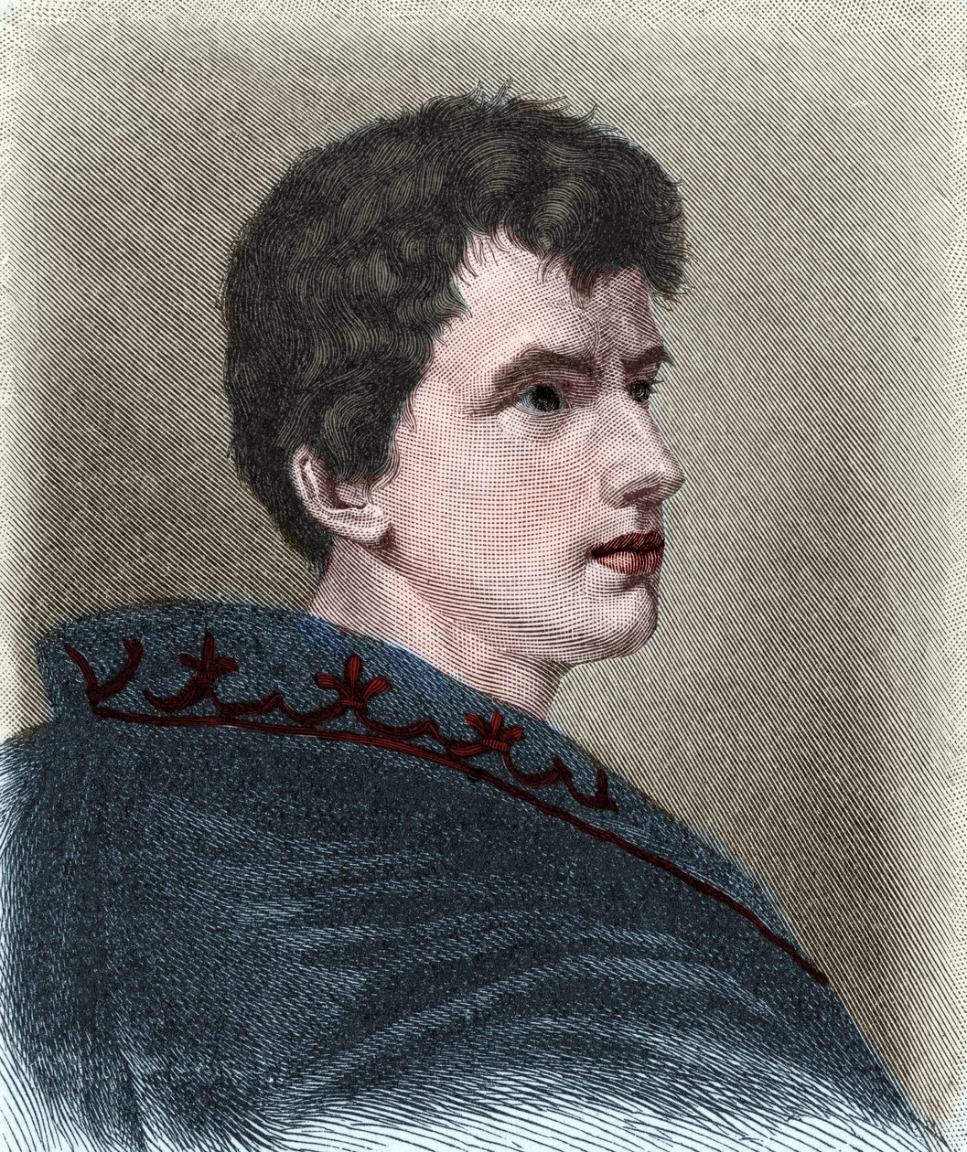 Portrett av Ludwig Joachim von Arnim dit Achim von Arnim (1781-1831), tysk romanforfatter, spaltist, dramatiker og romantisk poet. av Unknown artist