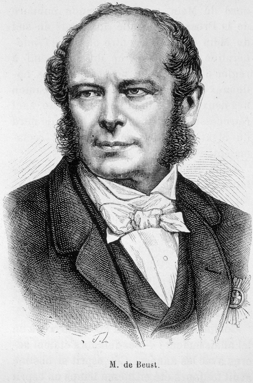 Portrait of M. de Beust av Unknown artist